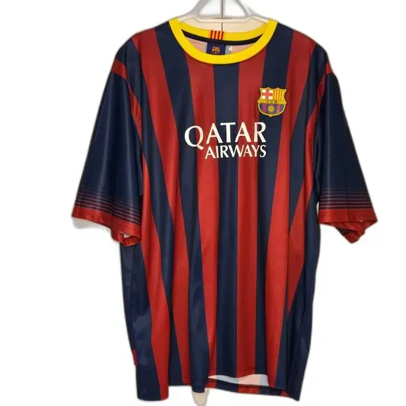 FC Barcelona Lionel Messi #10 Jersey 2014–2015 Treble Men's Size XL - Picture 2 of 11